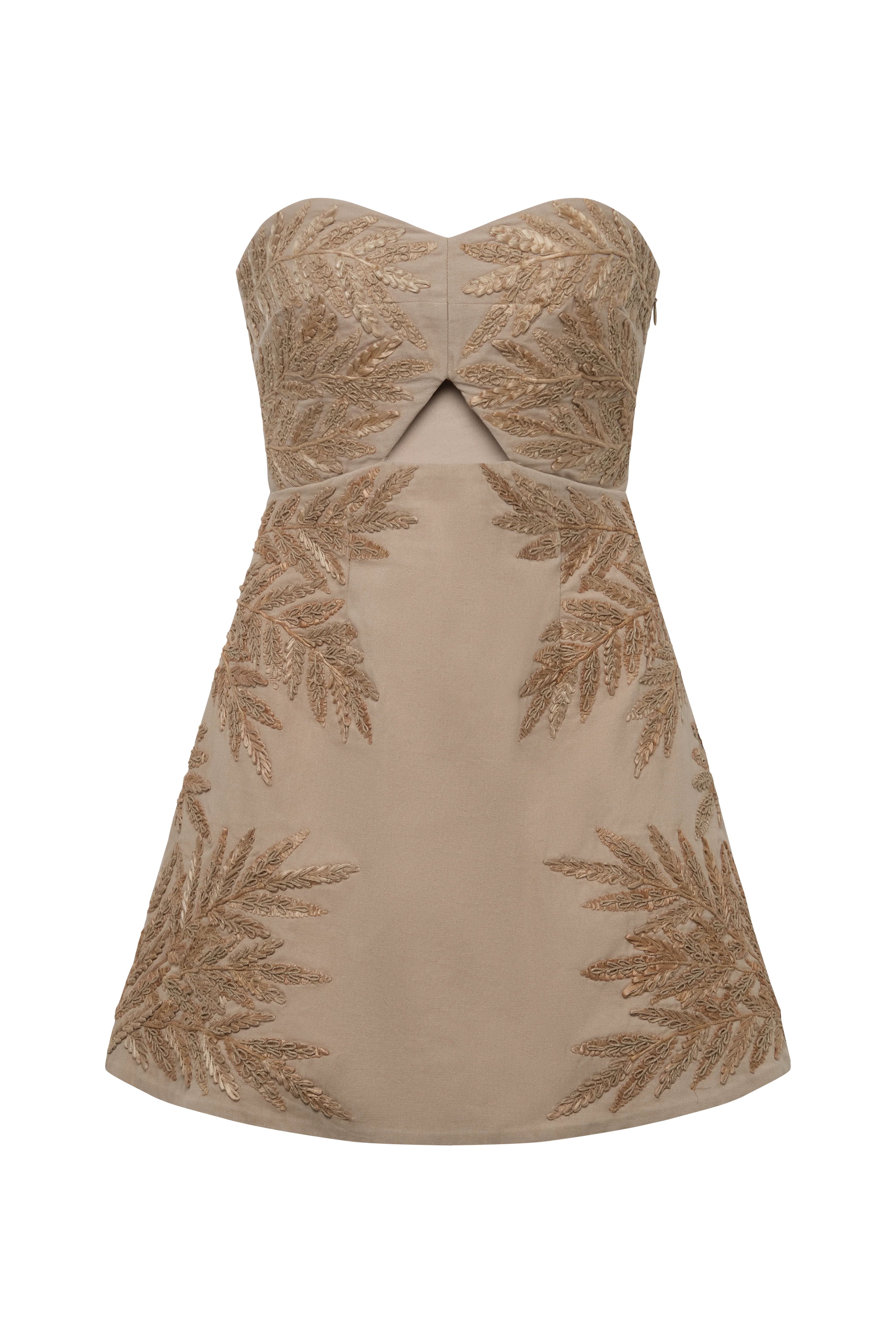Meah Raffia Mini Dress - Image 6