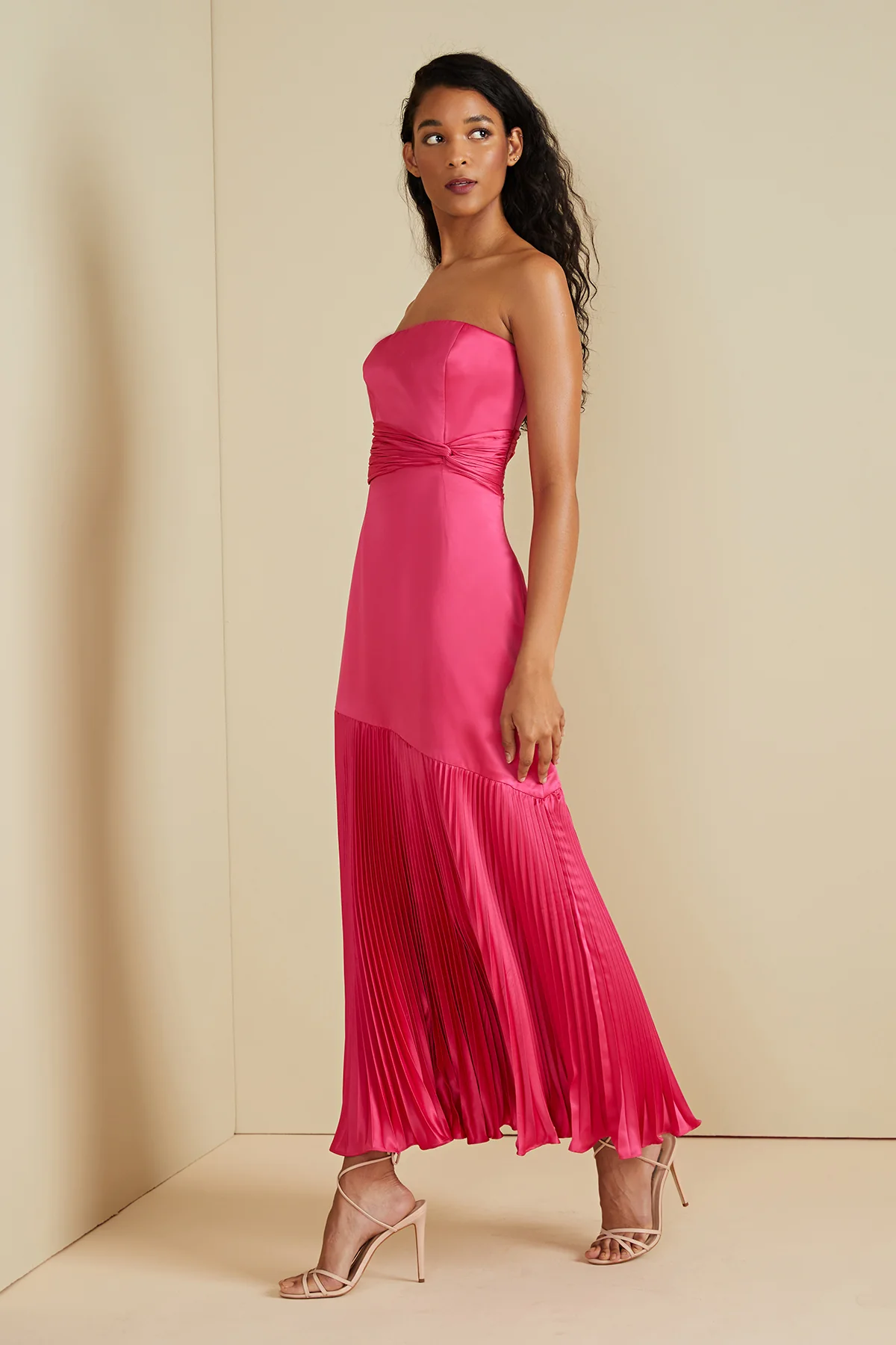 Milly Pleated Midi Dress - Image 3