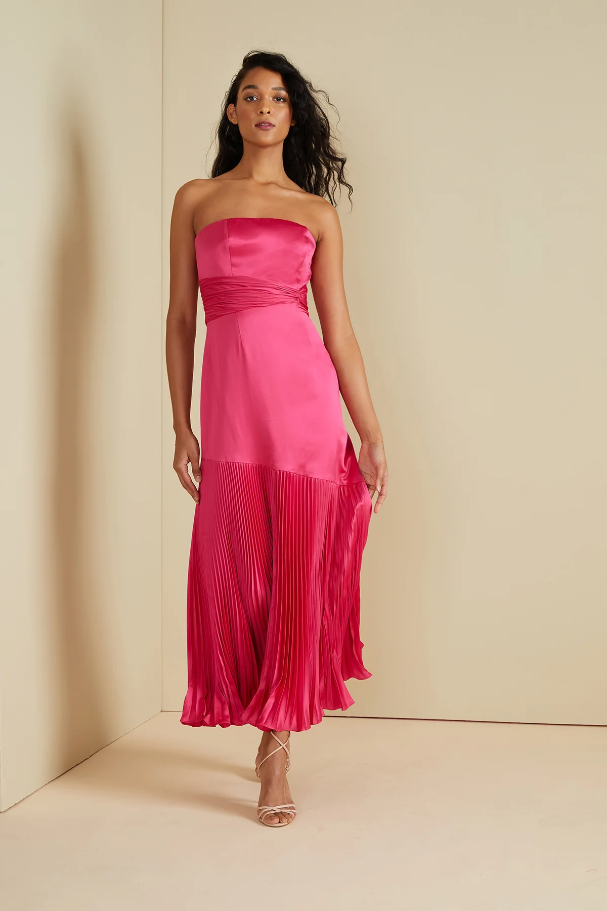 Milly Pleated Midi Dress - Image 4