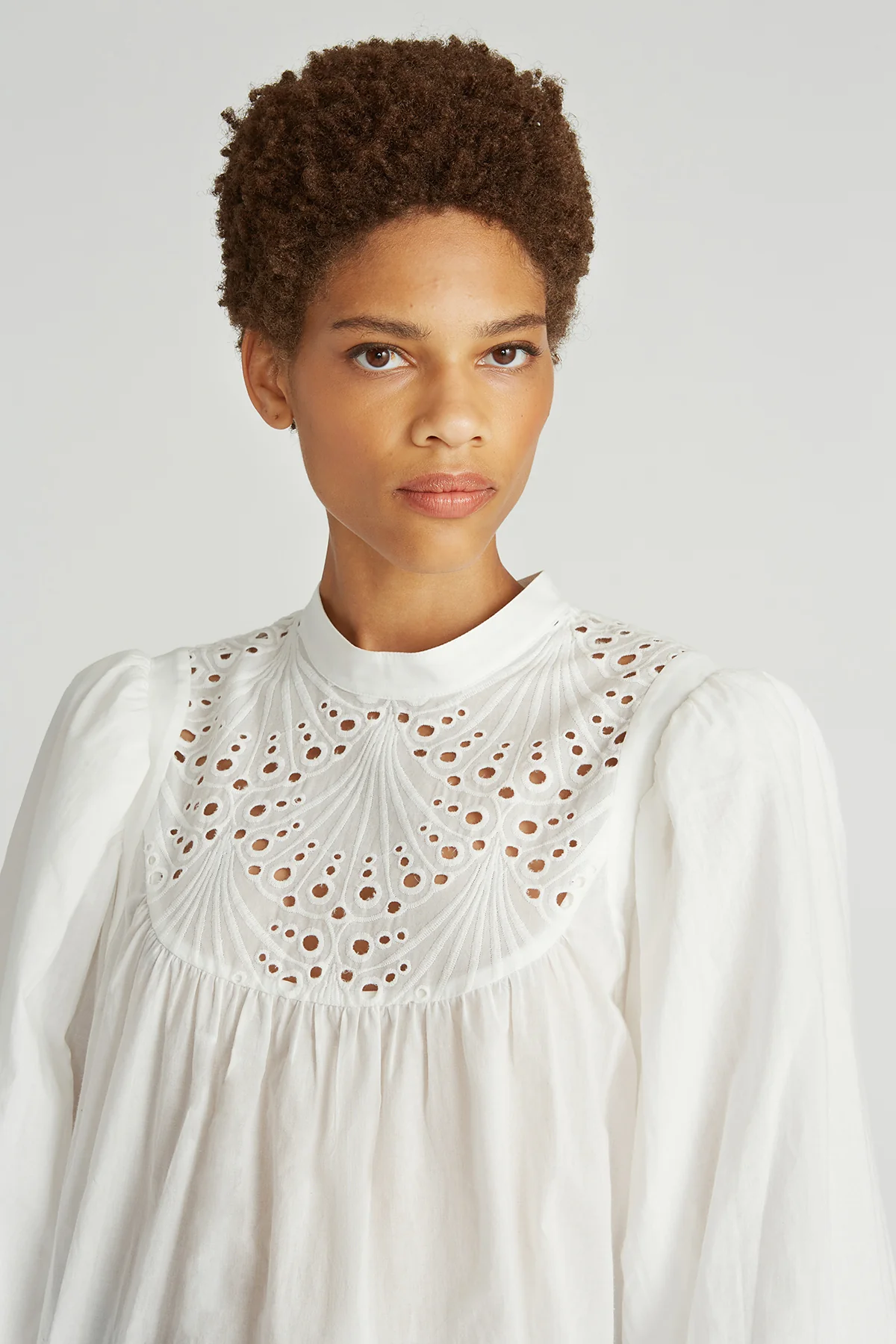 Miya Lace Combo Blouse - Image 5