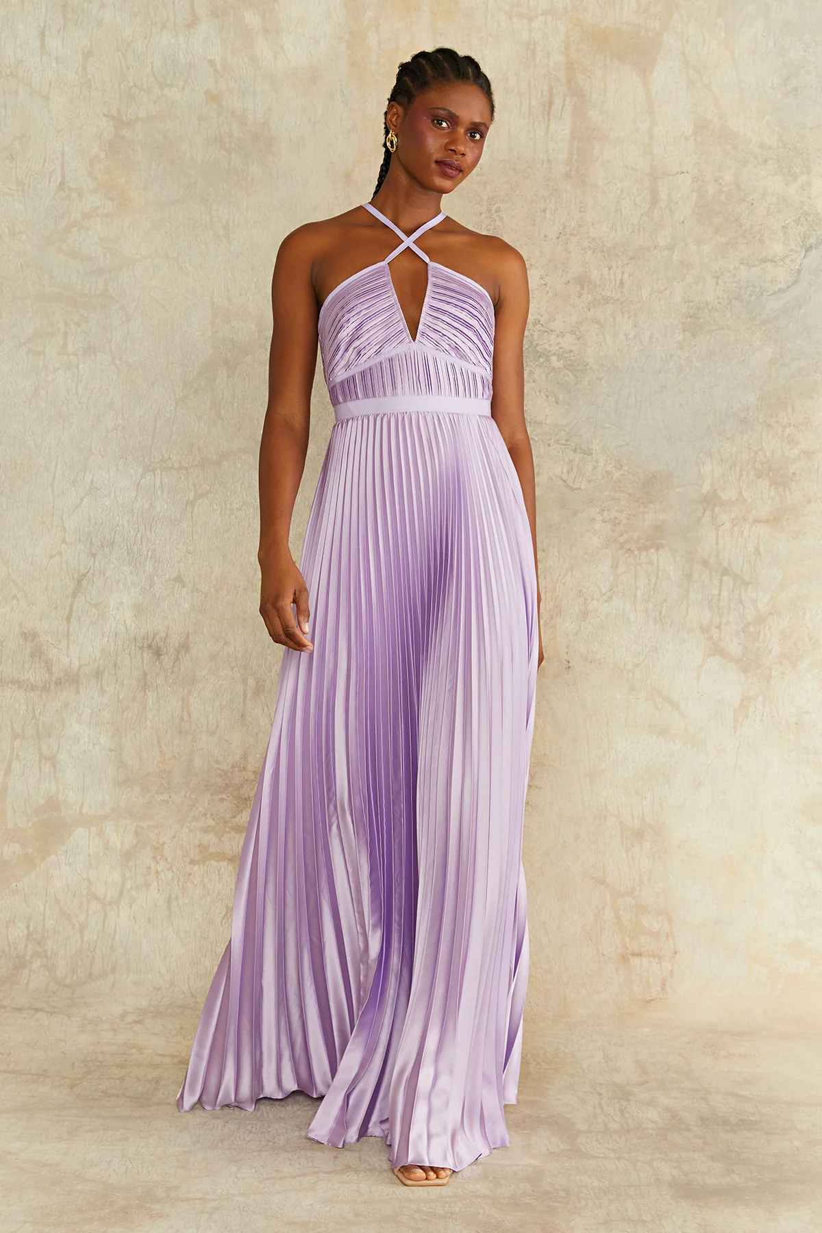 Nori Plunge Halter Gown - Image 5