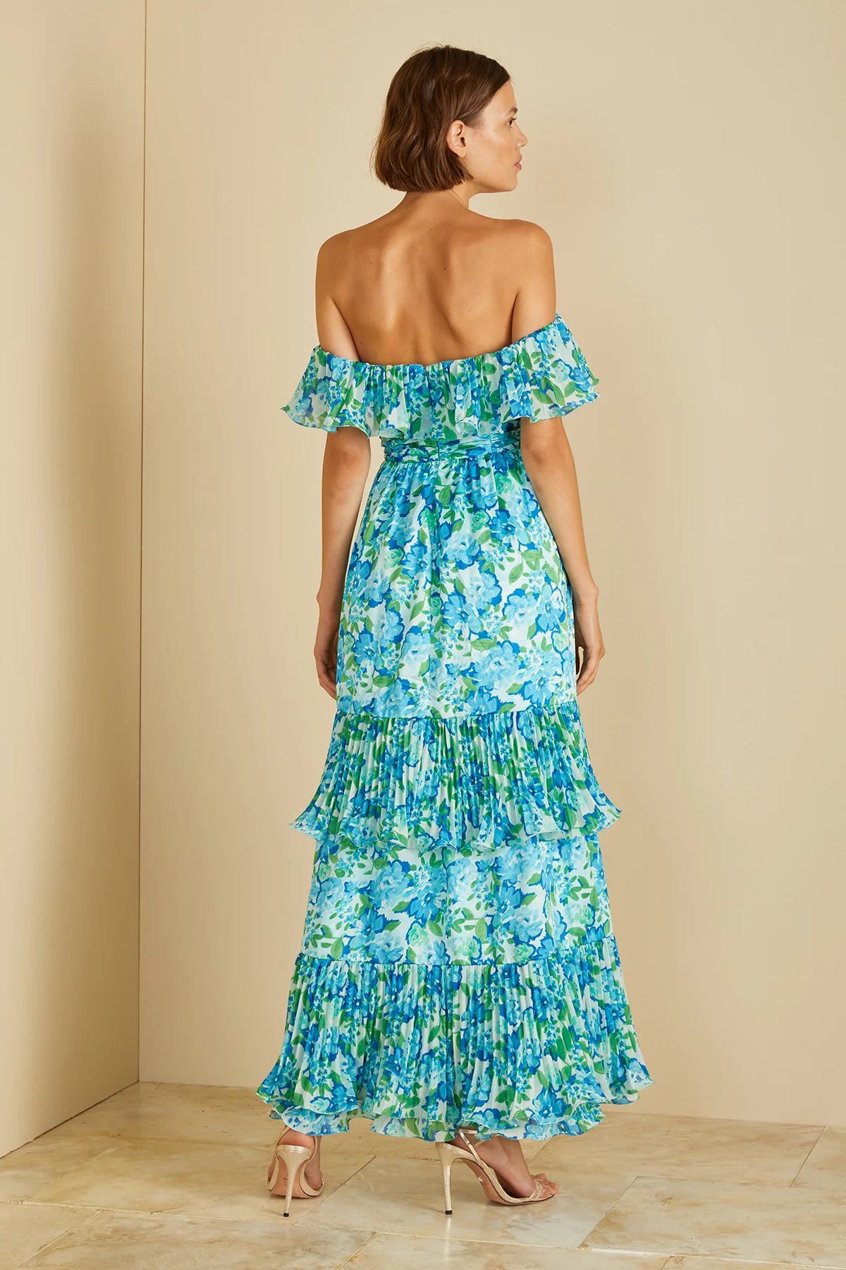Pia Pleated Midi Dress - Image 2