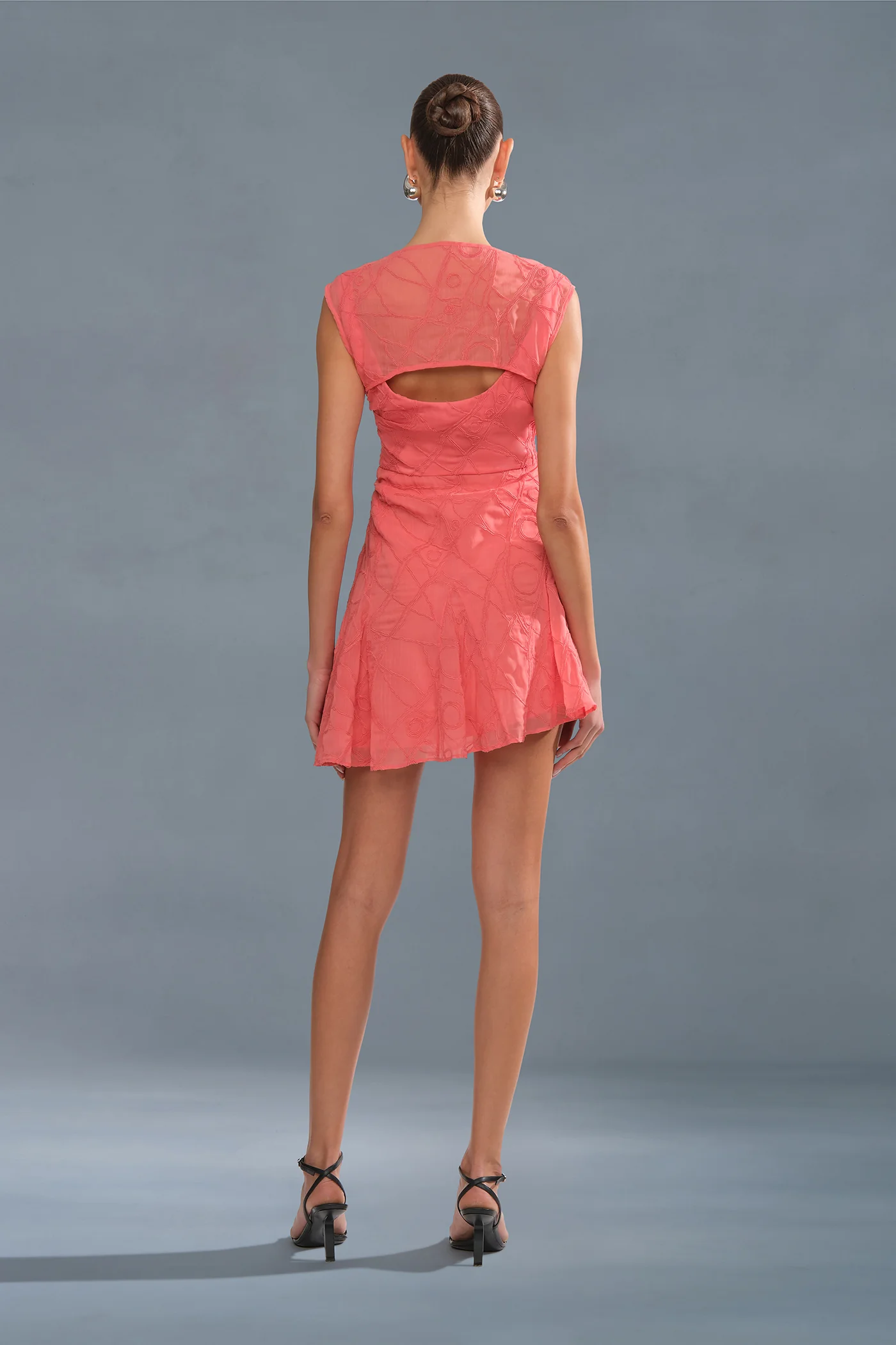 Quartz Asymmetrical Mini Dress - Image 3