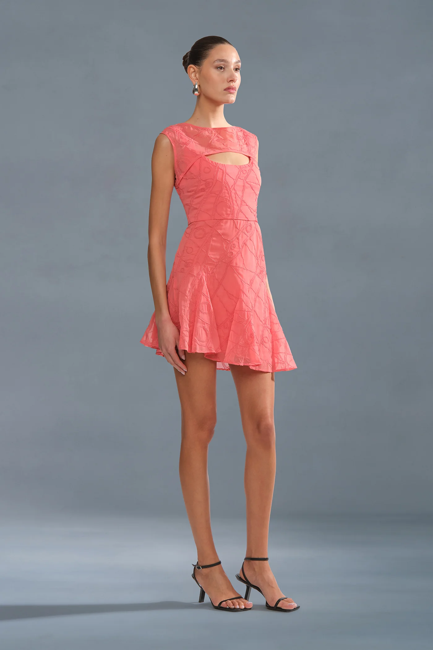Quartz Asymmetrical Mini Dress - Image 4