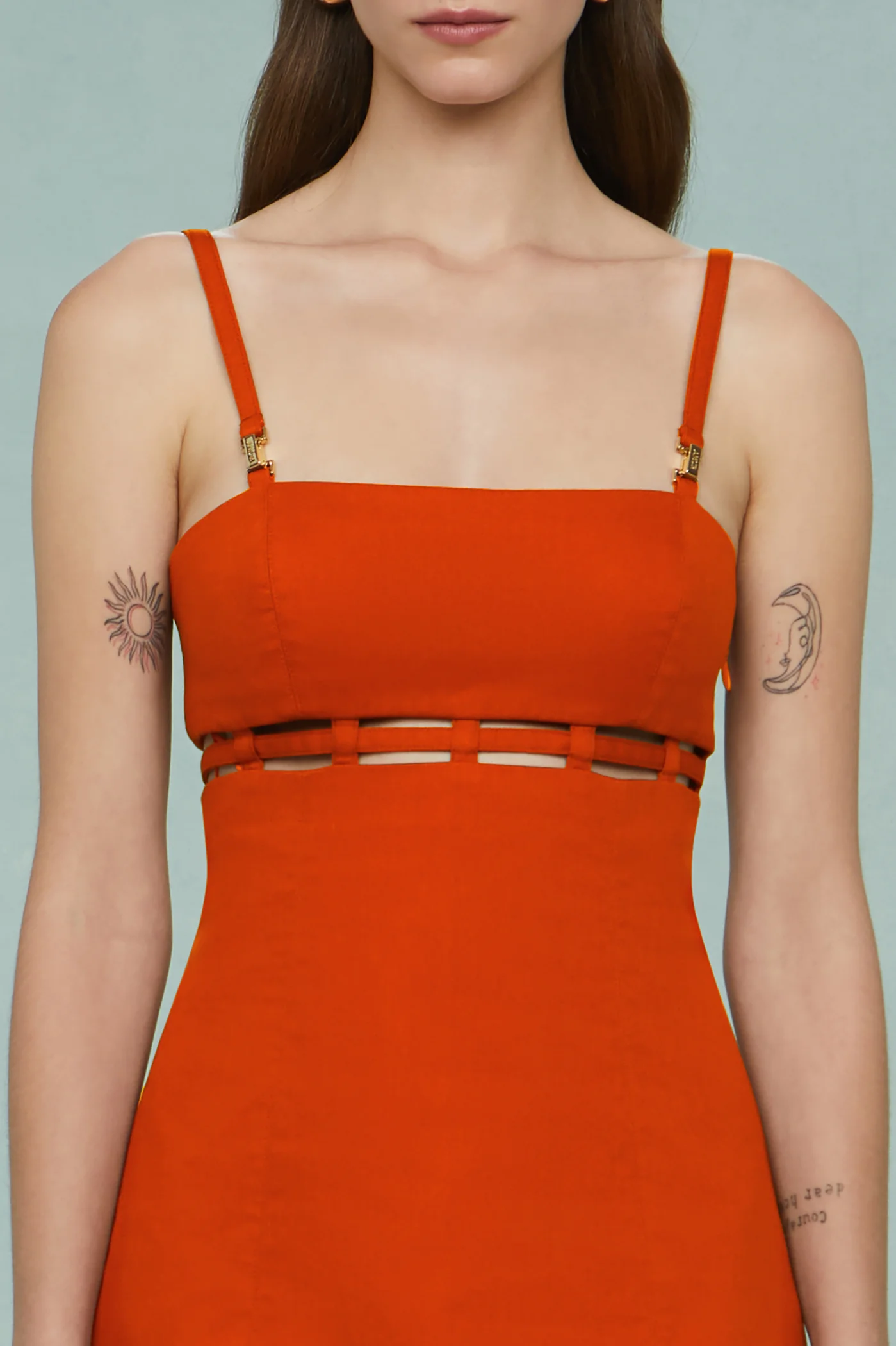 Rei Twill Mini Dress - Image 4