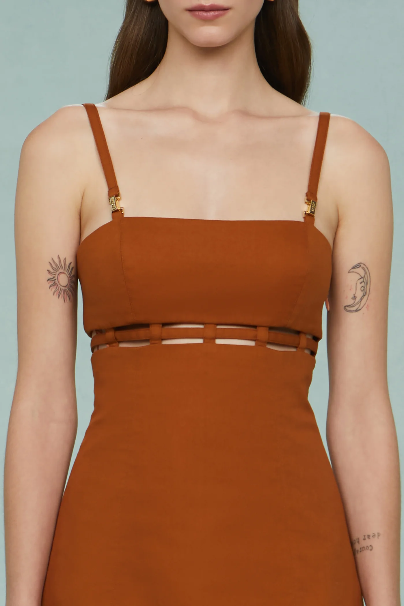 Rei Twill Mini Dress - Image 4