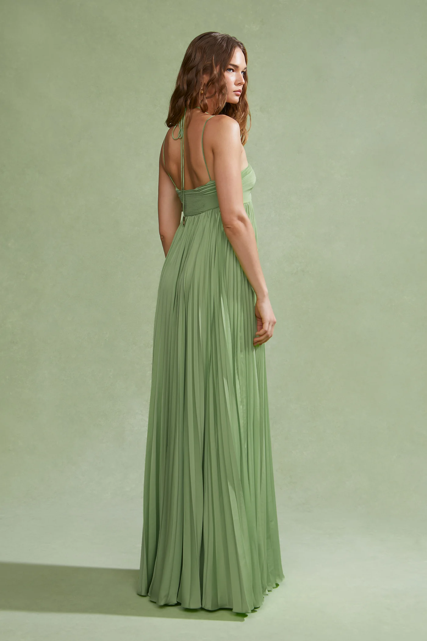 River Pleated Gown - Image 8