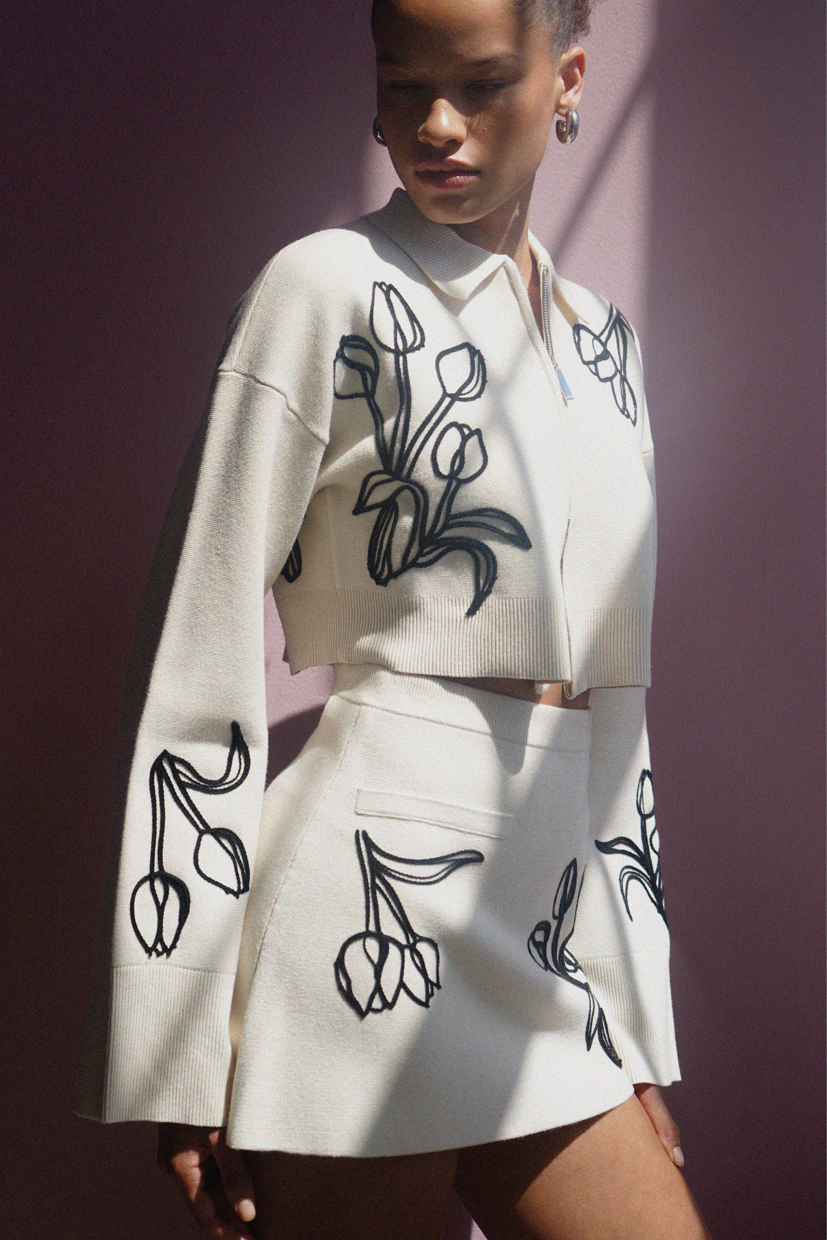 Roe Knit Skirt - Image 2