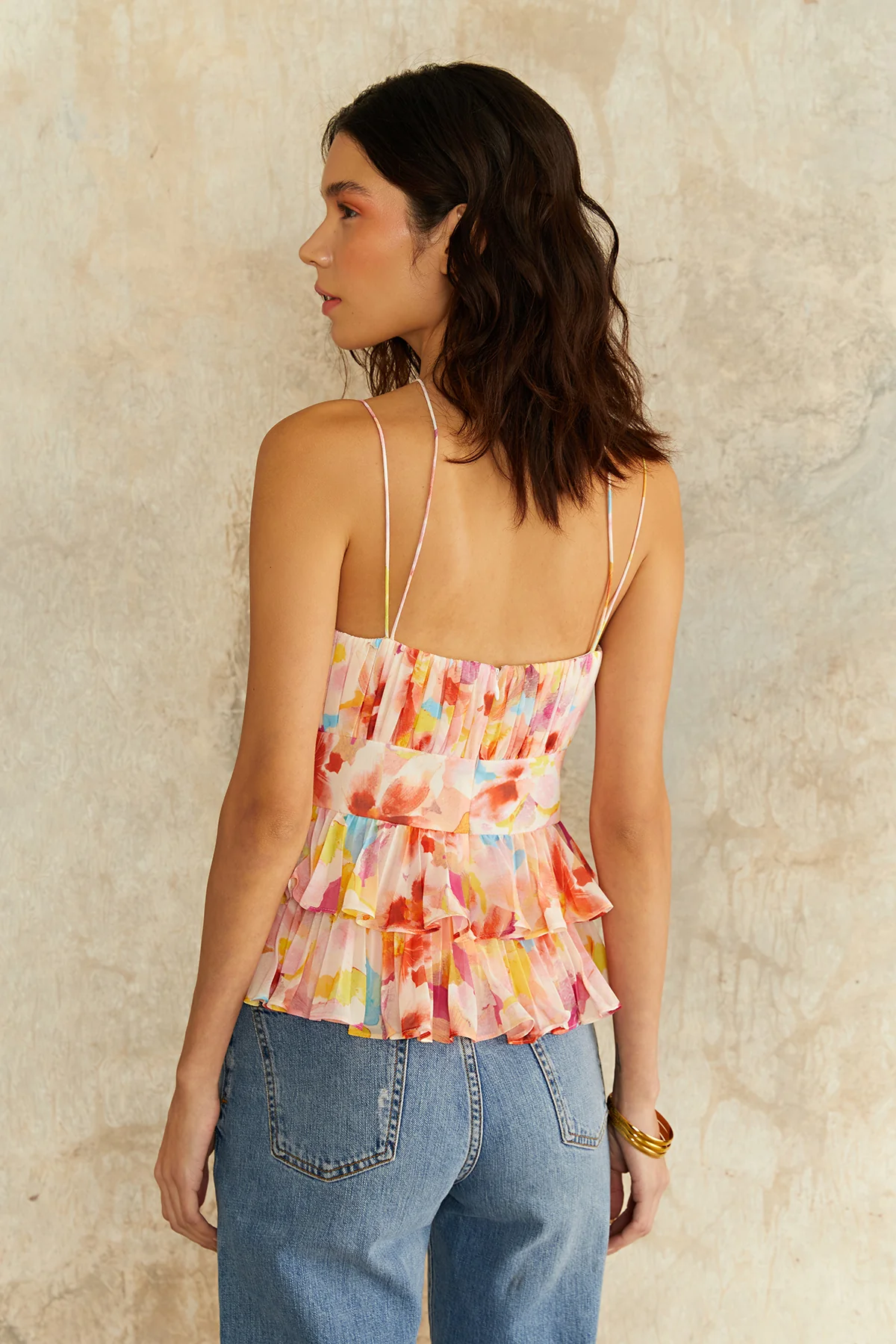 Sandie Pleated Shell Top - Image 2