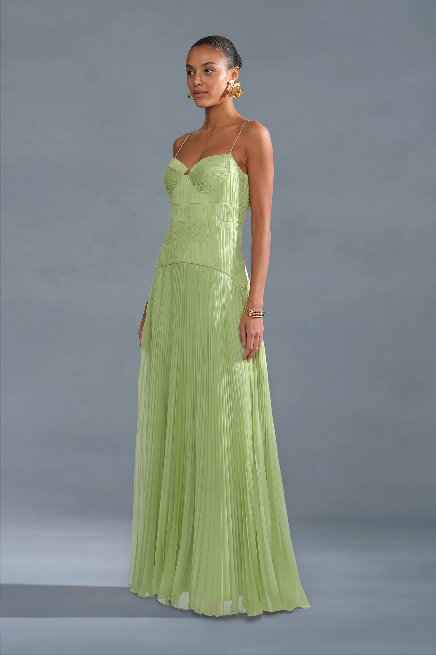 Saylor Pleated Gown - Image 4