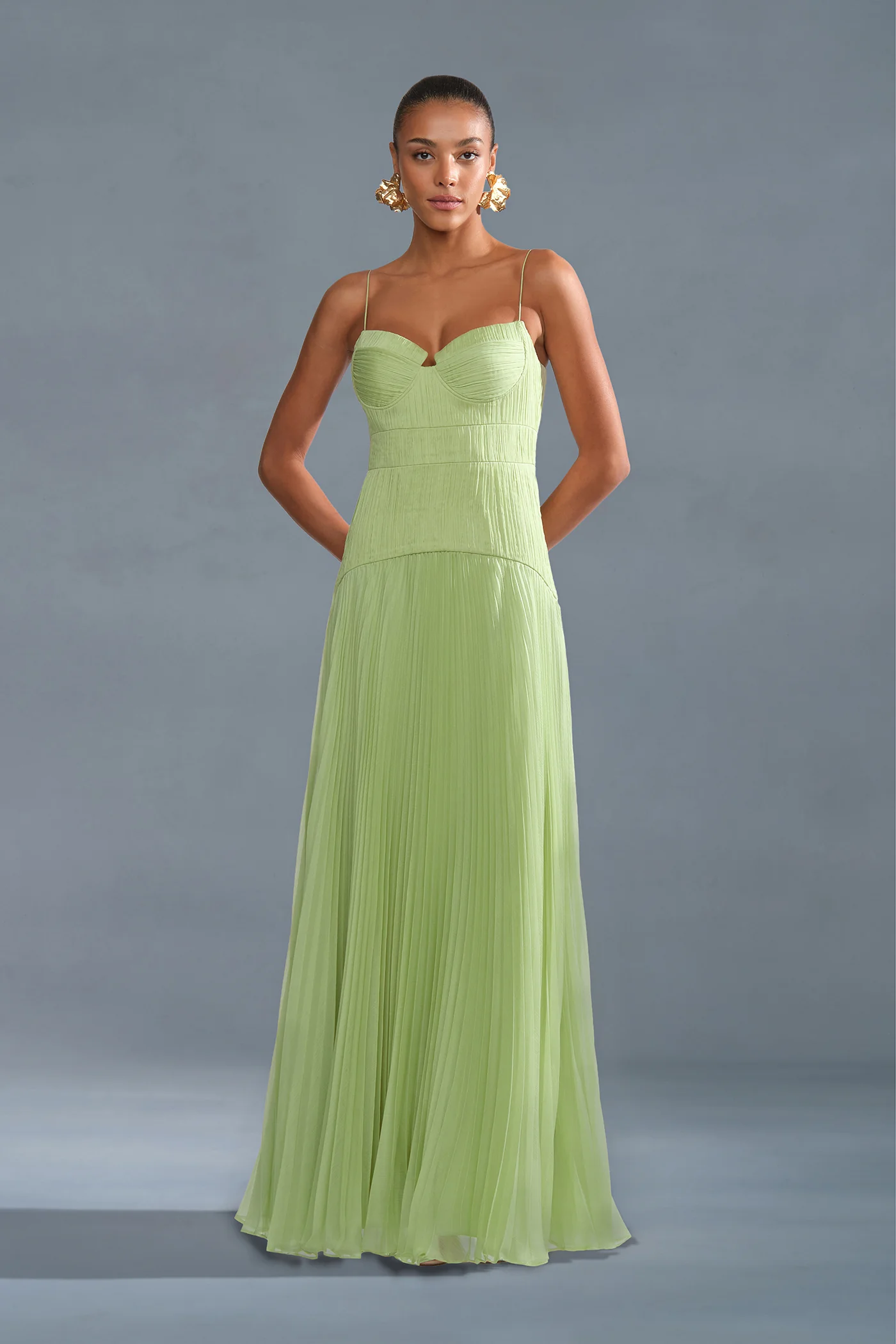 Saylor Pleated Gown - Image 6