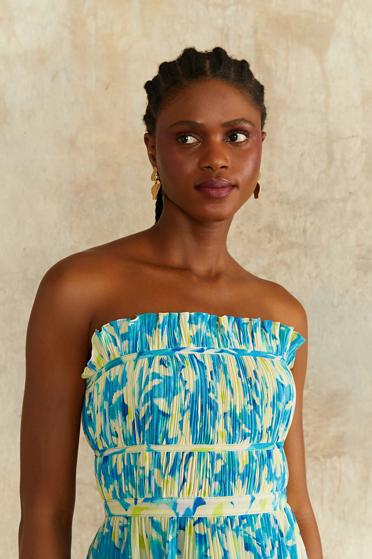Scottie Strapless Midi Dress - Image 4