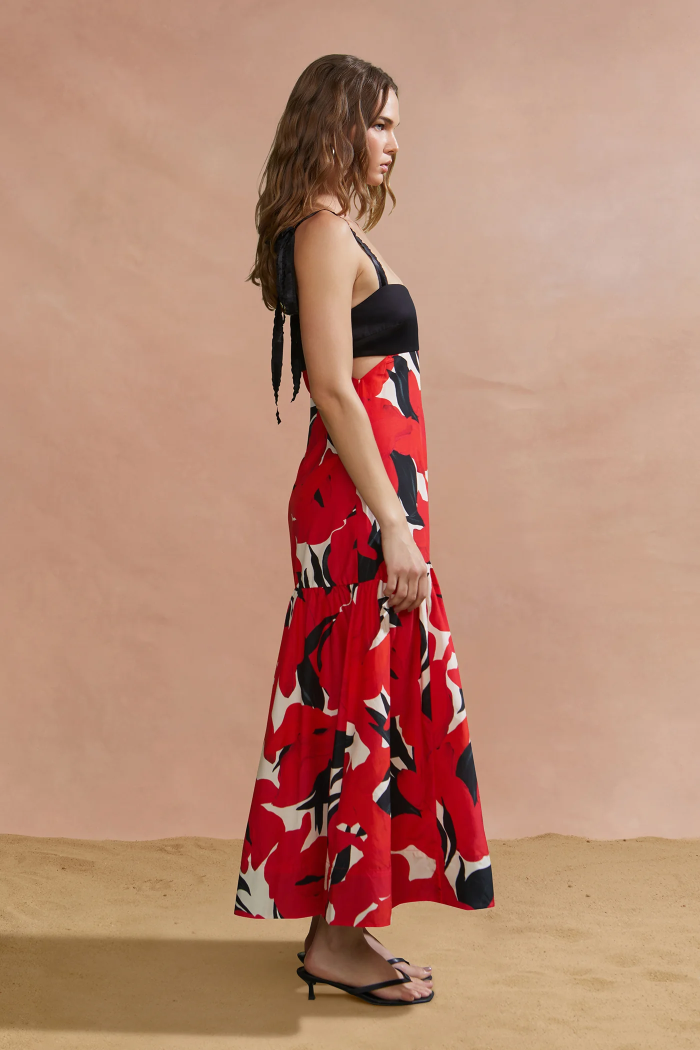 Selna Tie Strap Dress - Image 6
