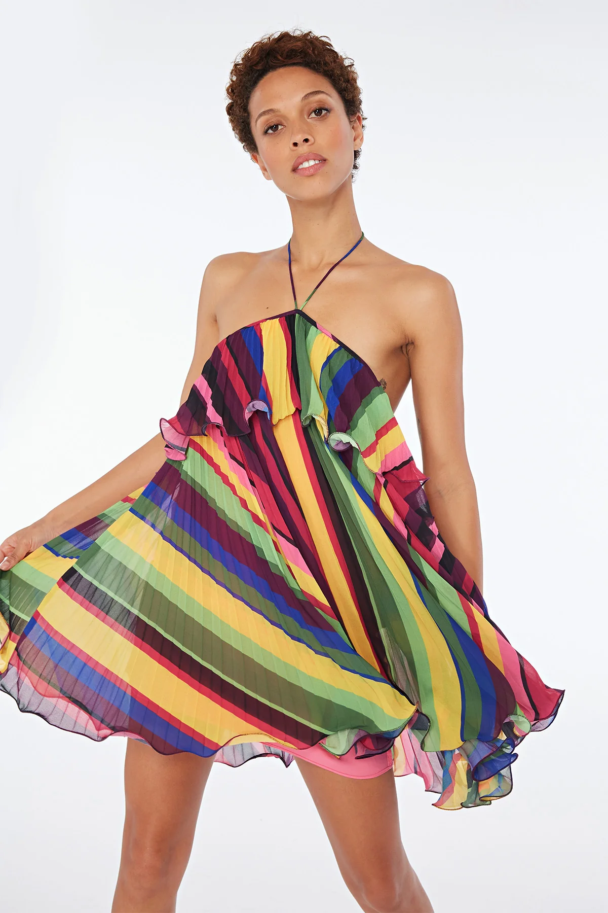 Sevyn Mini Halter Dress - Image 6