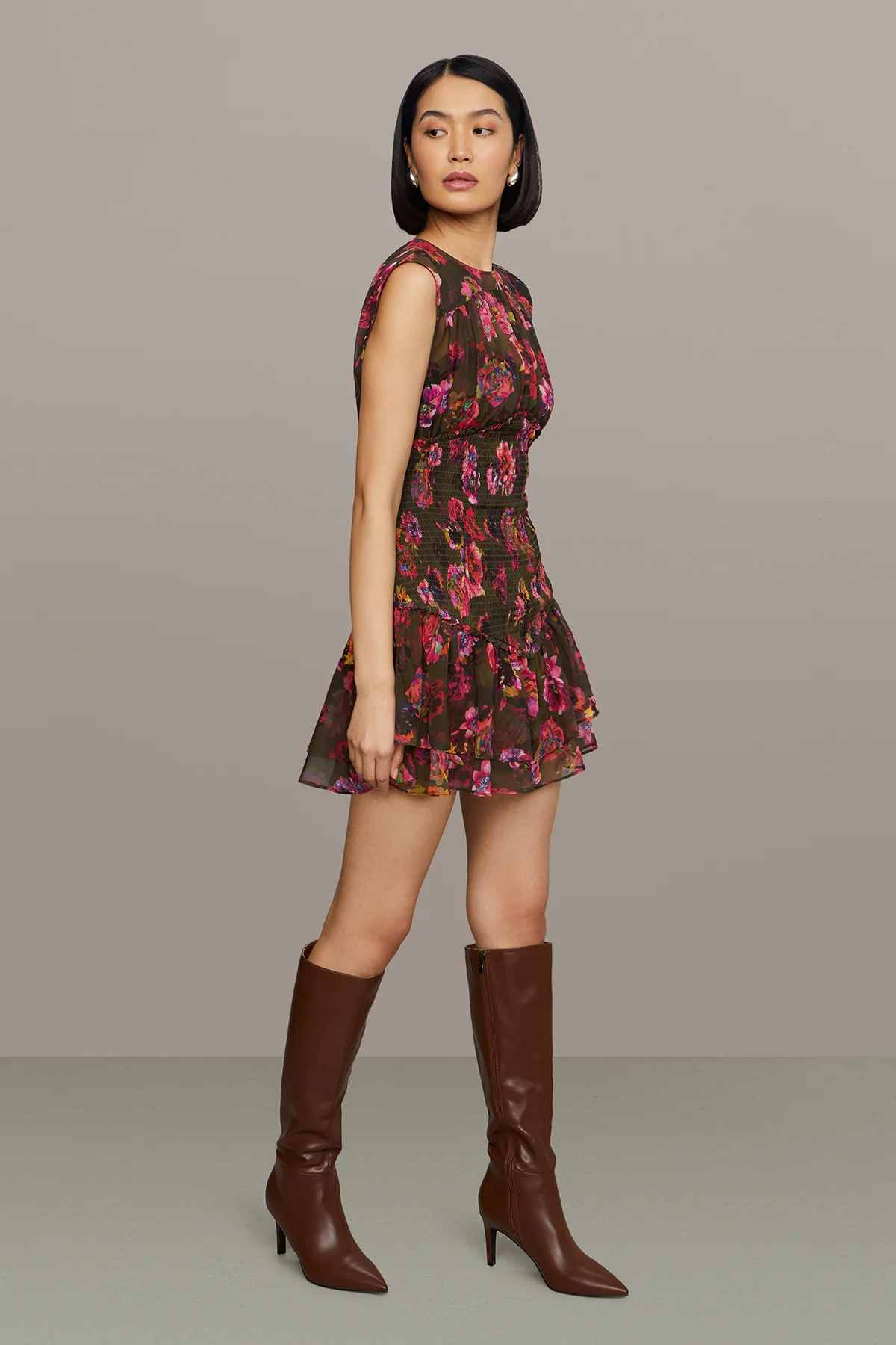 Sierra Smocked Mini Dress - Image 5