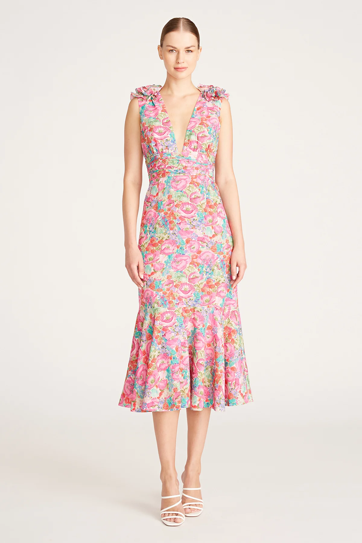 Sorena Deep V Dress