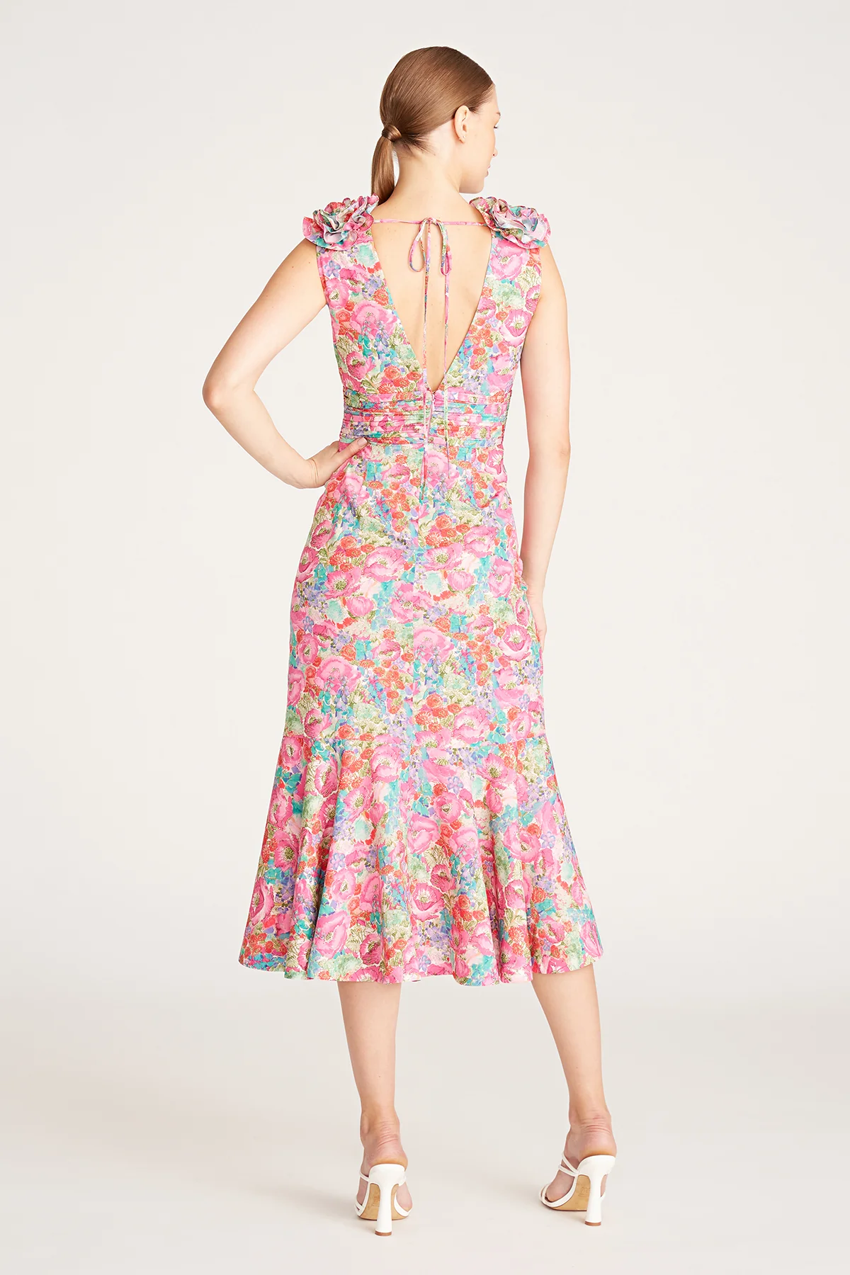 Sorena Deep V Dress - Image 2