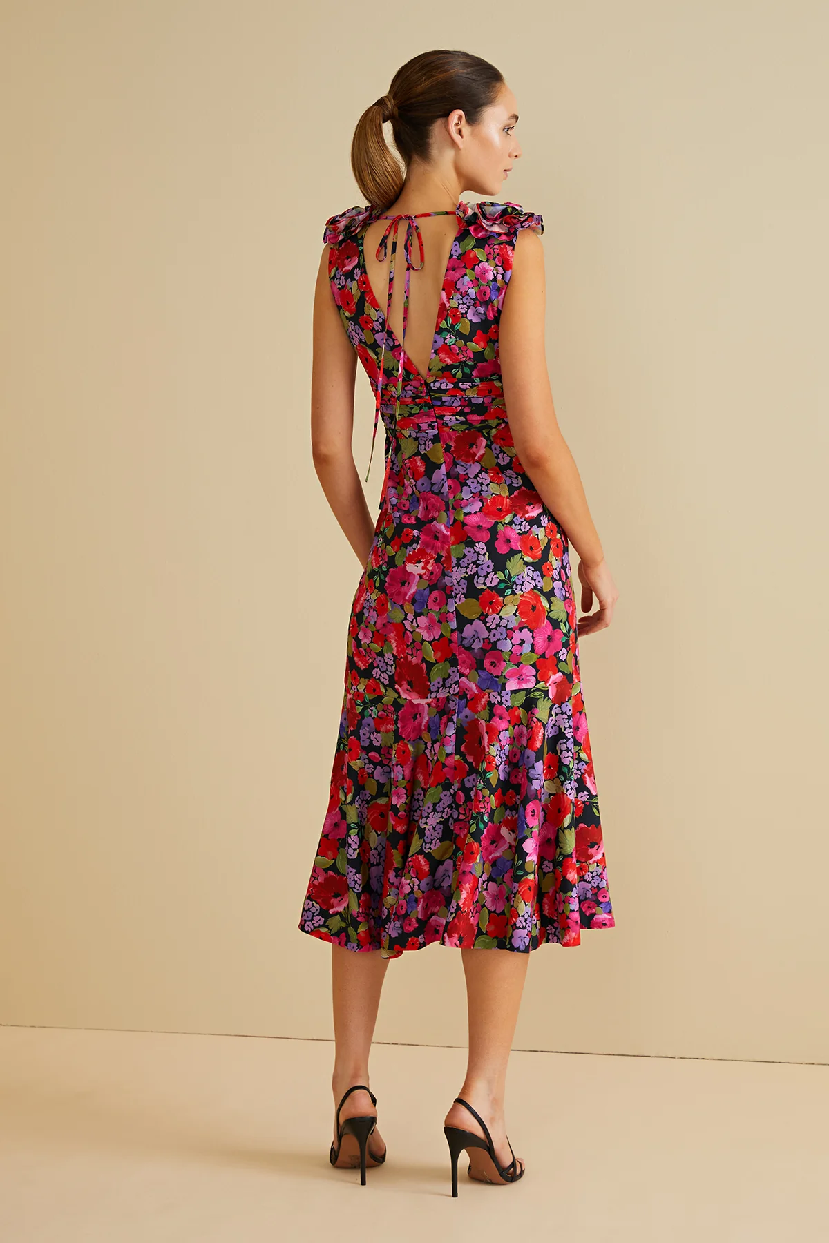 Sorena Deep V Dress - Image 2