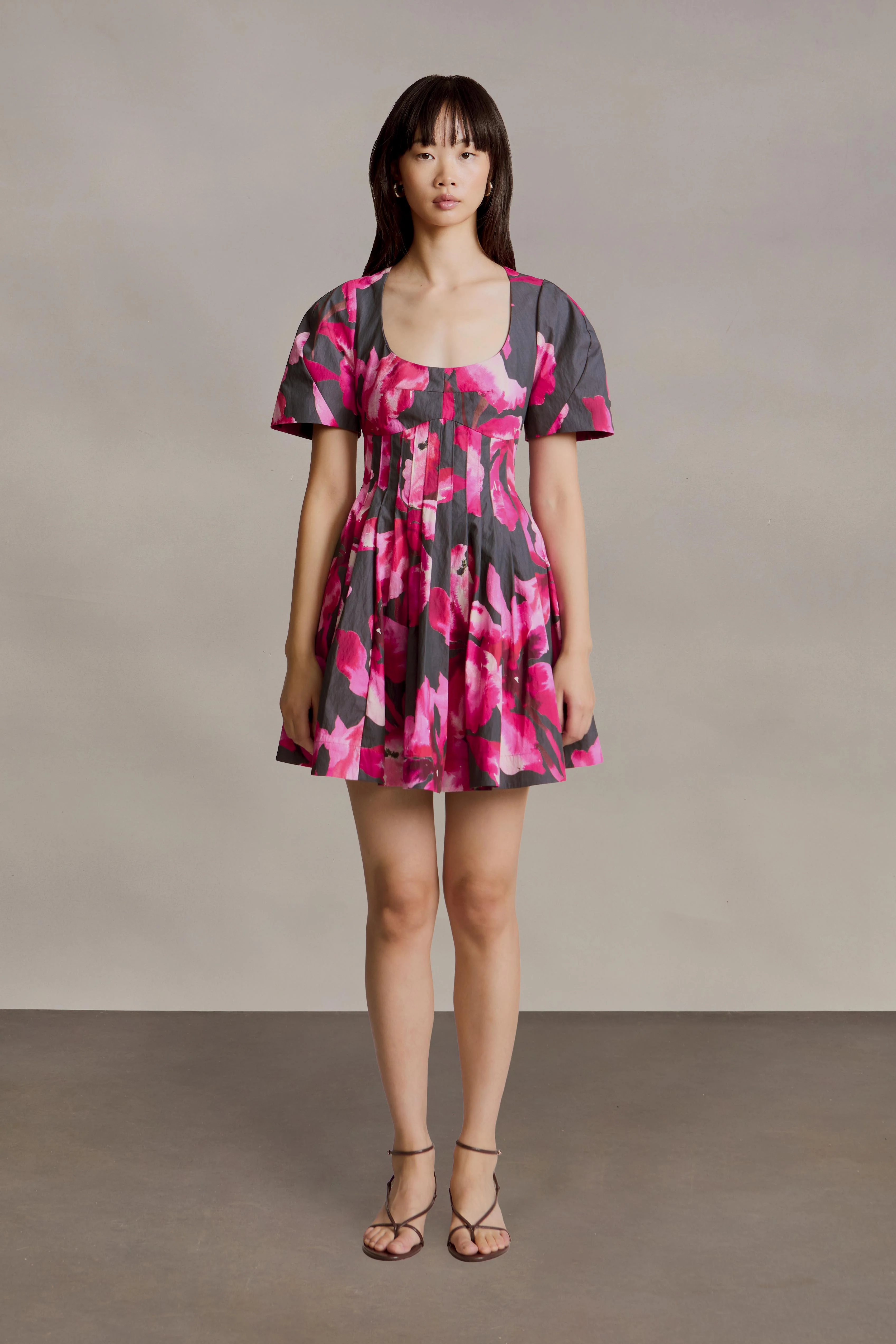 Vivanca Puff Sleeve Mini Dress