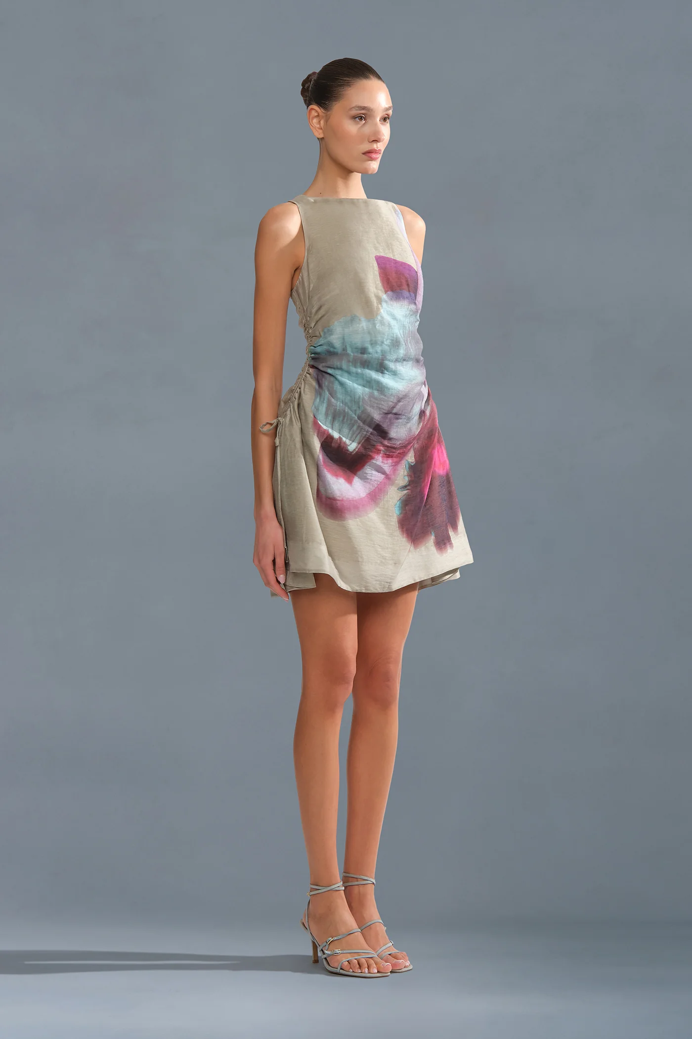 Waverlyn Ruched Mini Dress - Image 7