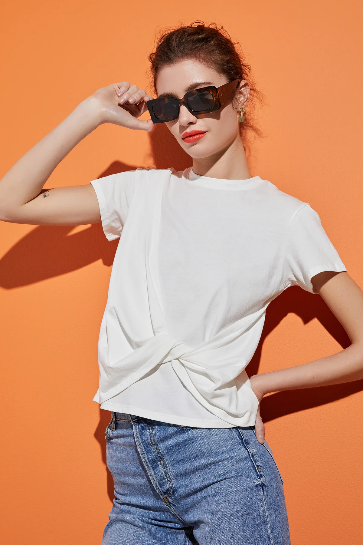 Zahra Twist T-Shirt - Image 2