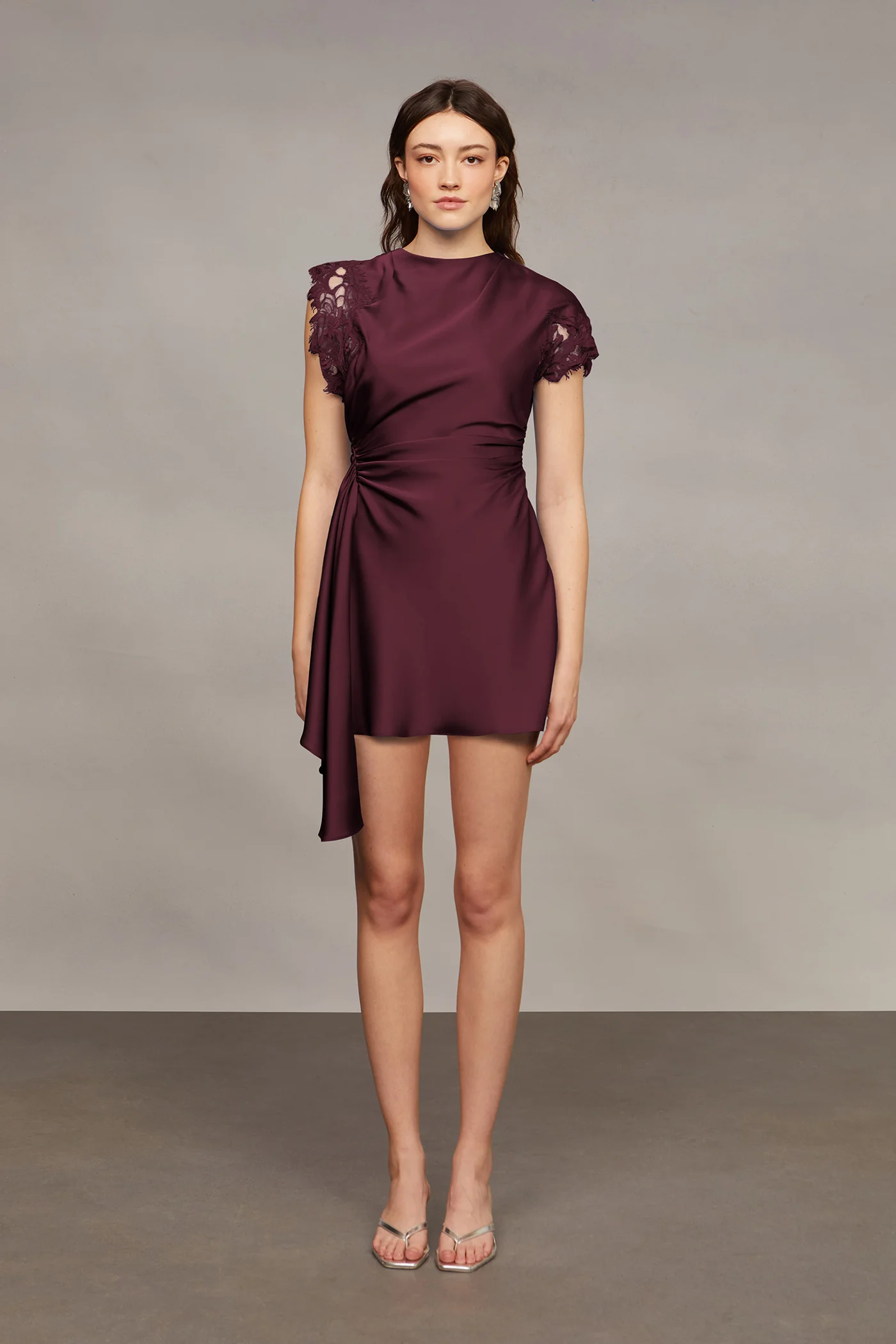 Zina Ruched Mini Dress