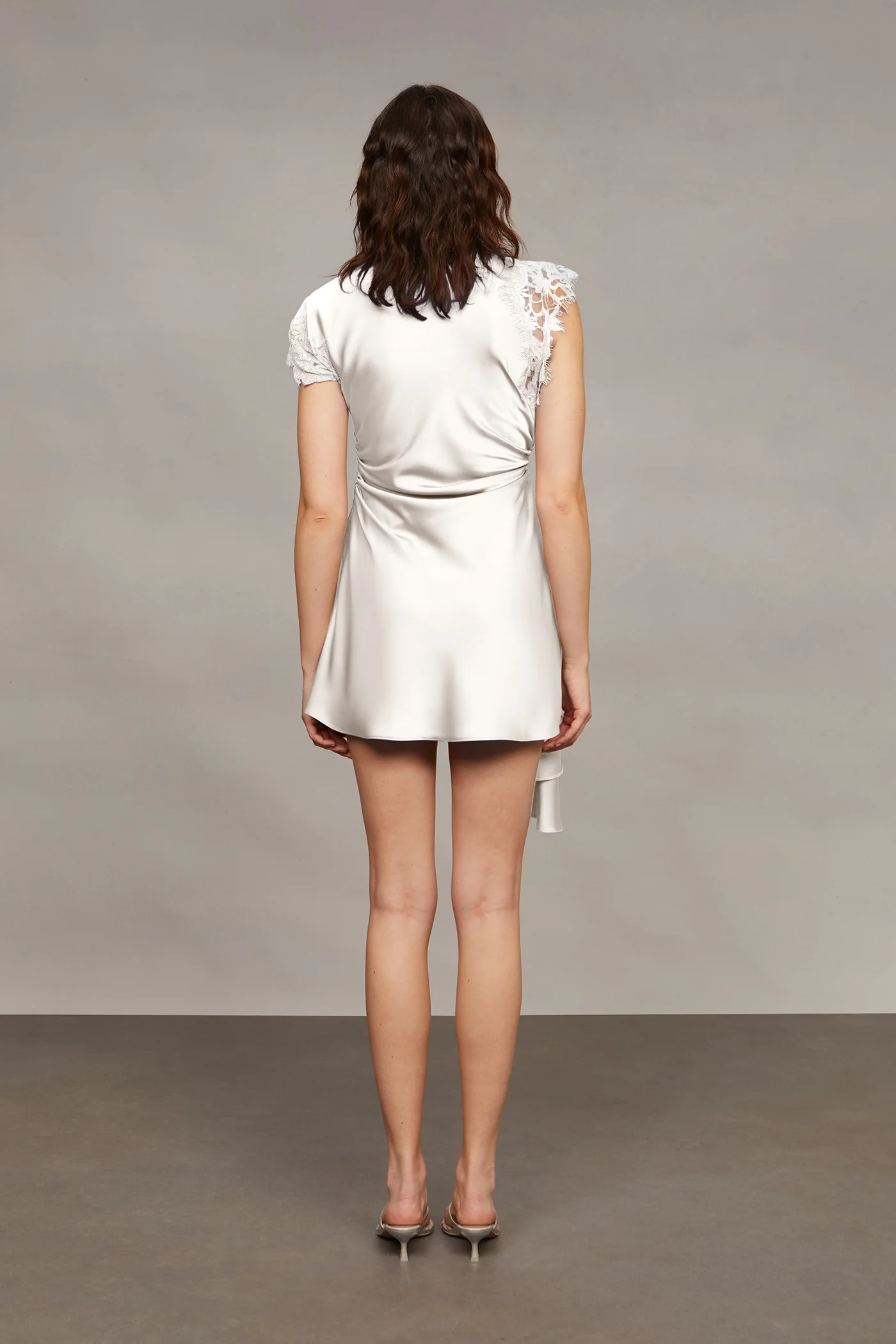 Zina Ruched Mini Dress - Image 2