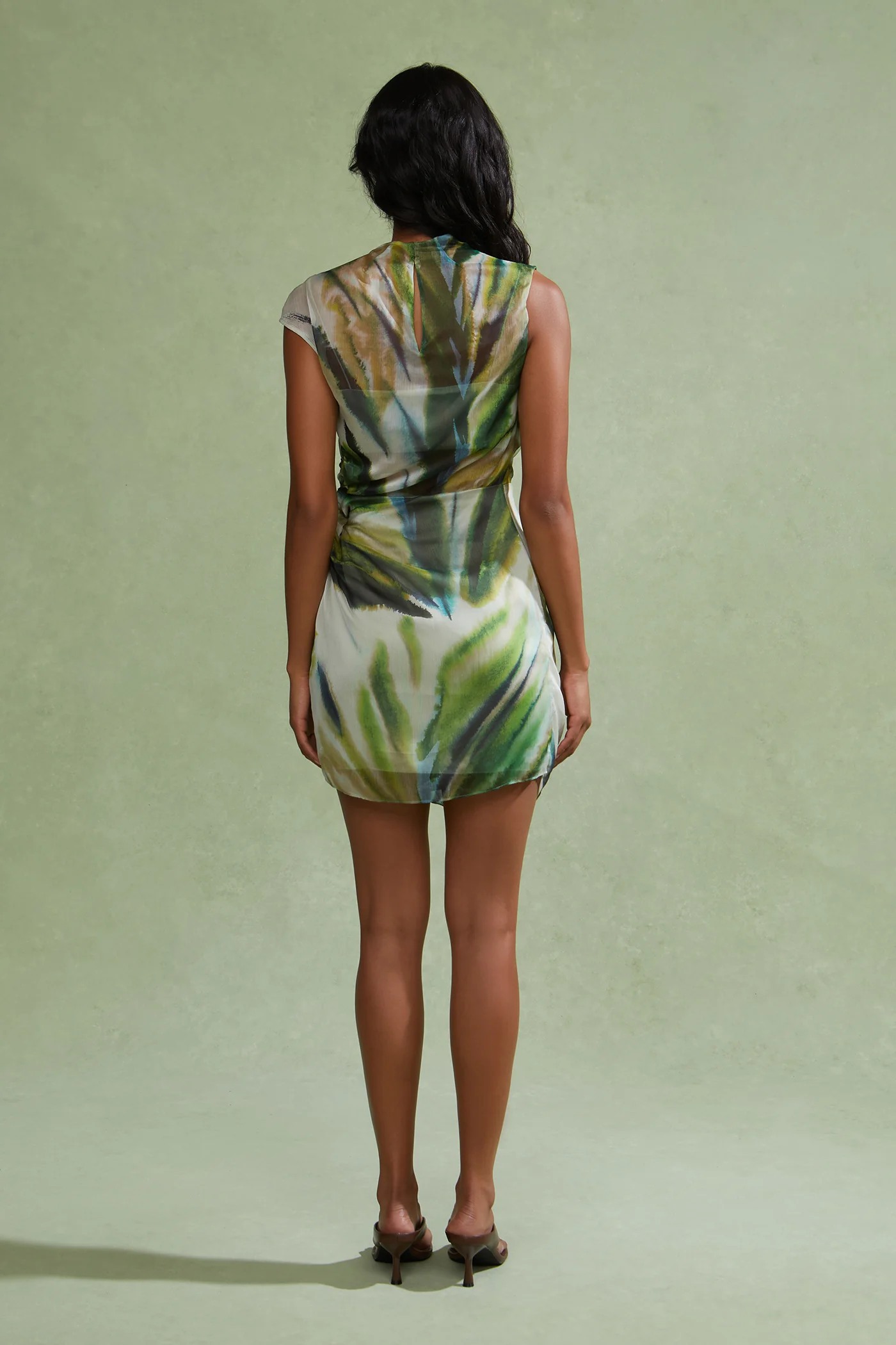 Zuma Sheer Mini Dress - Image 2