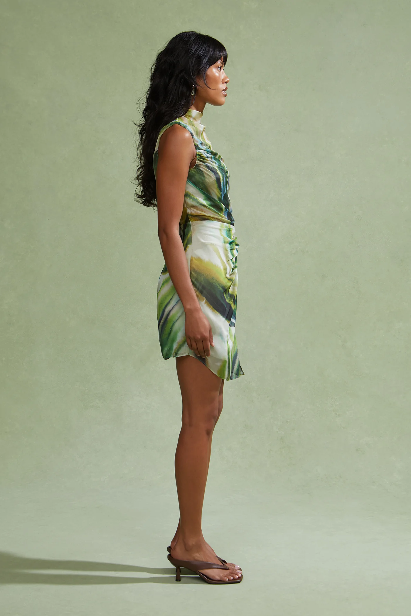 Zuma Sheer Mini Dress - Image 6